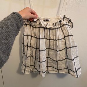 Plaid Zara tank